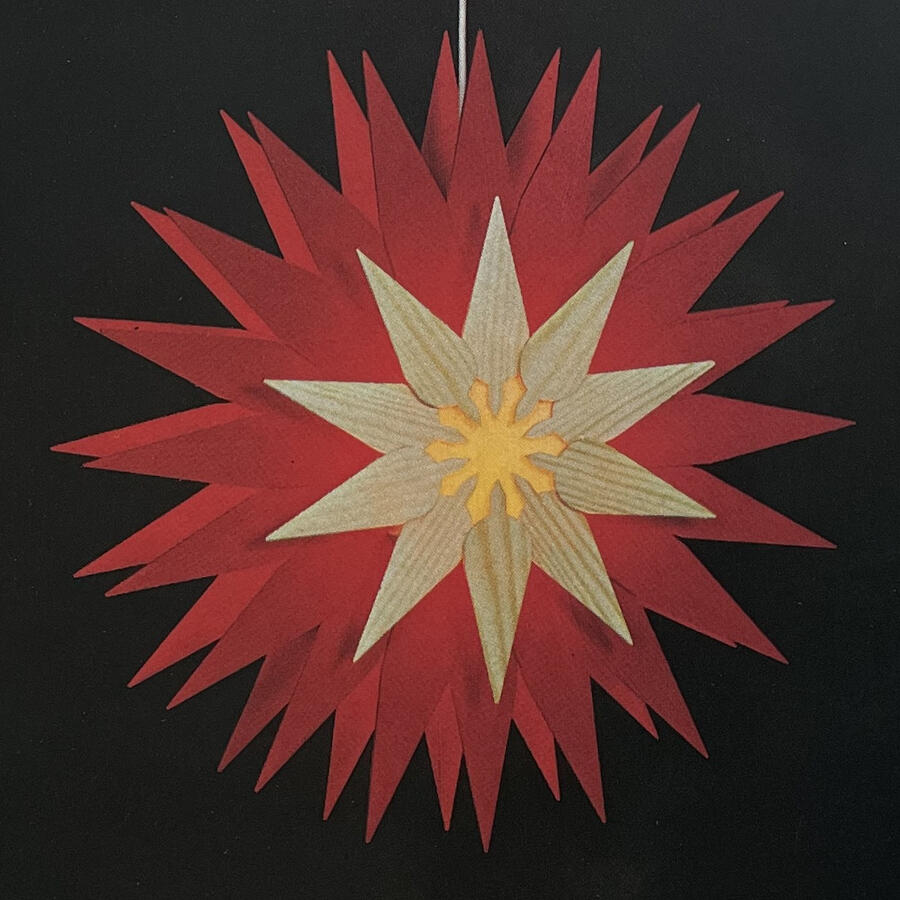 No. 429 - Painted Sunburst in Vermilion